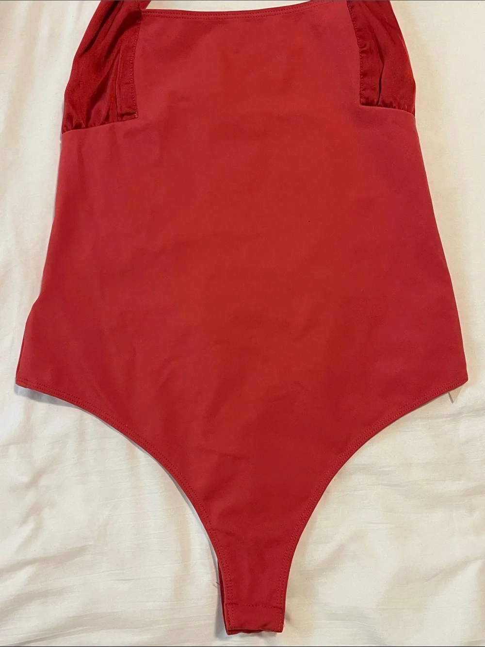 Free People Red One-Piece Halter Swimsuit - Picture 2 of 5